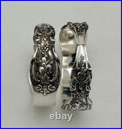 Reed & Barton sterling FRANCIS 1ST PAIR OF NAPKIN RINGS ORIGINAL
