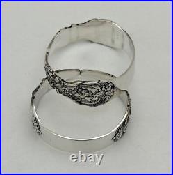 Reed & Barton sterling FRANCIS 1ST PAIR OF NAPKIN RINGS ORIGINAL