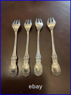 Reed and Barton Francis 1 5 5/8 Oyster Forks Set of 4 No Mono