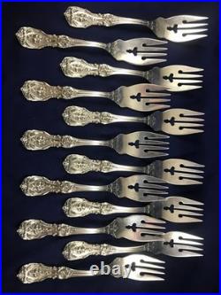 Reed and Barton Francis 1 6 1/8 Salad Forks Sold Individually Sterling