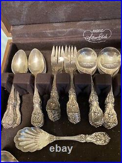 Reed and Barton Francis 1 Sterling silver Flateware. 66 Pieces