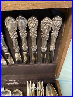 Reed and Barton Francis 1 Sterling silver Flateware. 66 Pieces