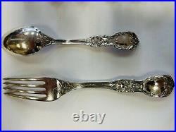 Reed and Barton Francis 1st Pattern Sterling Silver 62 Piece Flatware Set