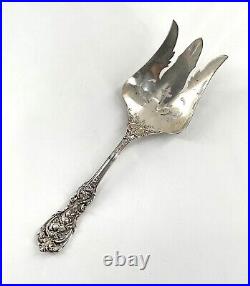 Reed and Barton Francis I Sterling Pierced Salad Serving Fork- 9 1/2