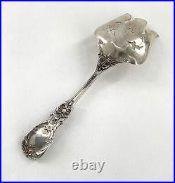 Reed and Barton Francis I Sterling Pierced Salad Serving Fork- 9 1/2