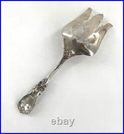 Reed and Barton Francis I Sterling Pierced Salad Serving Fork- 9 1/2