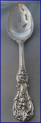 Reed and Barton Francis I Sterling Silver Pierced Table Serving Spoon