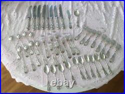 Reed and Barton Francis I Sterling Silver Silverware Set of 44 pieces