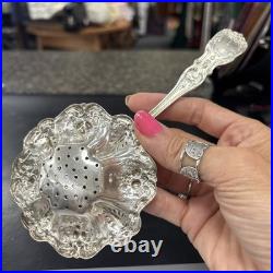 Reed and Barton Francis I Sterling Tea Strainer (Original)