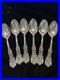 Reed and Barton Sterling Silver Flatware Set Francis I Teaspoon, 5 7/8, Qty 6