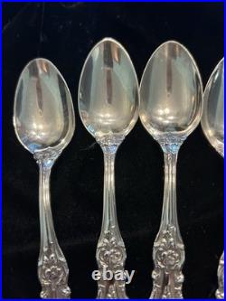 Reed and Barton Sterling Silver Flatware Set Francis I Teaspoon, 5 7/8, Qty 6