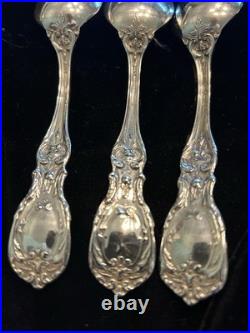 Reed and Barton Sterling Silver Flatware Set Francis I Teaspoon, 5 7/8, Qty 6