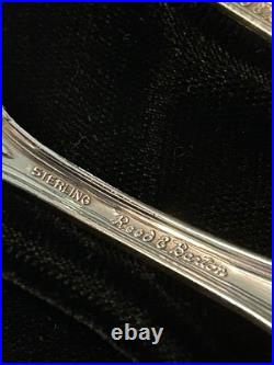 Reed and Barton Sterling Silver Flatware Set Francis I Teaspoon, 5 7/8, Qty 6