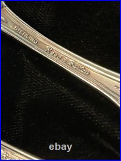 Reed and Barton Sterling Silver Flatware Set Francis I Teaspoon, 5 7/8, Qty 6