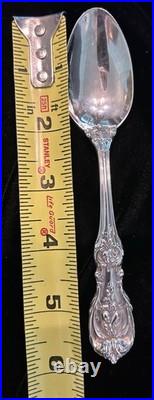 Reed and Barton Sterling Silver Flatware Set Francis I Teaspoon, 5 7/8, Qty 6