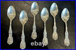 Reed and Barton Sterling Silver Francis I Ist Set Of 12 Teaspoons 5 7/8 inches