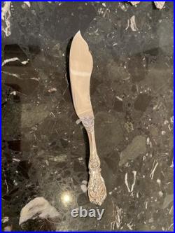 Reed&barton Francis I Old Mrk Flat Master Butter Knife Sterling Silver Flatware