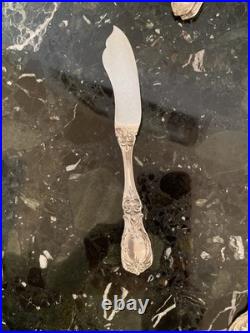 Reed&barton Francis I Old Mrk Flat Master Butter Knife Sterling Silver Flatware