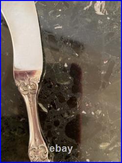 Reed&barton Francis I Old Mrk Flat Master Butter Knife Sterling Silver Flatware