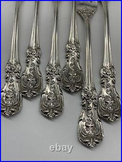 SET OF 6 Reed Barton Francis I Sterling Cocktail Oyster Forks 5 5/8 with Mono