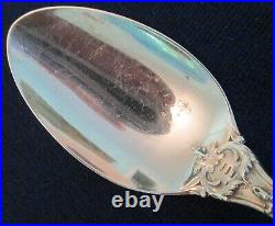 SOLID SERVING SPOON! Vintage REED BARTON STERLING 925 silver FRANCIS I patt EXC