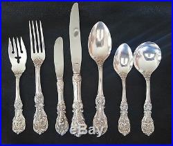STERLING SILVER FLATWARE SET of 85 BY REED & BARTON FRANCIS 1ST