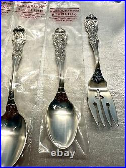 STERLING SILVER Francis I Reed & Barton Flatware 5 PIECE Place Setting New VTG