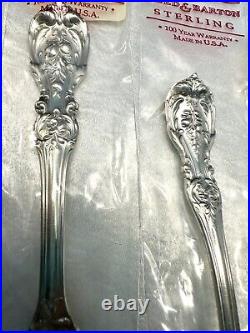 STERLING SILVER Francis I Reed & Barton Flatware 5 PIECE Place Setting New VTG