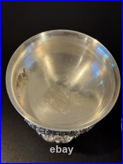 Set 2 items Reed & Barton Silver Plated Champagne Goblet King Francis 1661