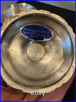 Set 2 items Reed & Barton Silver Plated Champagne Goblet King Francis 1661