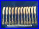 Set Of 12 Reed & Barton Francis I Sterling Flat Butter Knives NO mono Old h/m