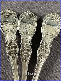 Set Of 2 Reed & Barton Francis I Old Marks Patent Dt Round Cream Soup Spoon MONO