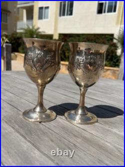 Set Of 2 Reed & Barton Sterling Silver Goblet Francis 1 X569C 5.5 Troy Ounces