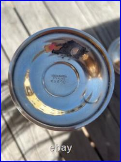 Set Of 2 Reed & Barton Sterling Silver Goblet Francis 1 X569C 5.5 Troy Ounces