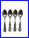 Set Of 4 REED & BARTON FRANCIS 1ST STERLING TEASPOONS 5 7/8 NO MONO