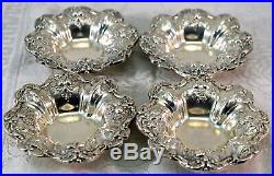 Set Of 4 Sterling Silver Reed & Barton FRANCIS I Nut / Candy Dishes No Monogram