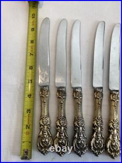 Set of 12 Reed & Barton Francis 1st I Knives 9 1/2 Inches Long