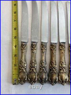 Set of 12 Reed & Barton Francis 1st I Knives 9 1/2 Inches Long
