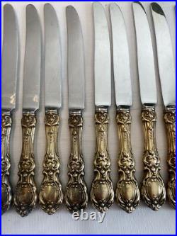Set of 12 Reed & Barton Francis 1st I Knives 9 1/2 Inches Long