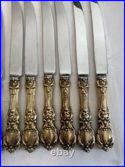 Set of 12 Reed & Barton Francis 1st I Knives 9 1/2 Inches Long