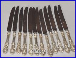 Set of 12 Reed & Barton Francis 1st I Knives 9 1/8 Inch Long EXCELLENT