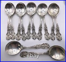 Set of 12 Reed & Barton Francis I Cream Soup Spoons