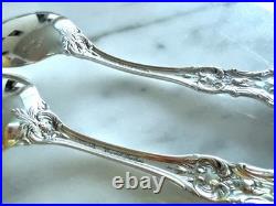 Set of 2 Reed & Barton Francis I Sterling Silver Teaspoons. No Mono