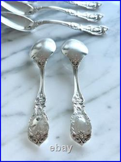 Set of 2 Reed & Barton Francis I Sterling Silver Teaspoons. No Mono. Old Mark