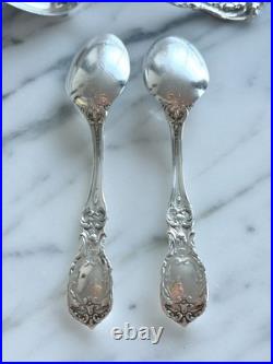 Set of 2 Reed & Barton Francis I Sterling Silver Teaspoons. No Mono. Old Mark