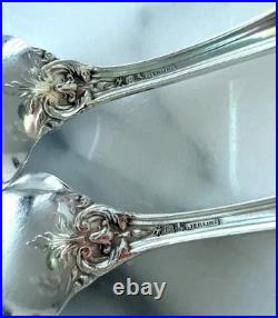 Set of 2 Reed & Barton Francis I Sterling Silver Teaspoons. No Mono. Old Mark