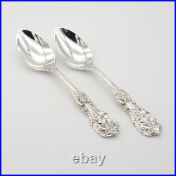 Set of 2 Sterling Silver Reed & Barton Francis l Dessert Teaspoon 5 7/8 No Mono