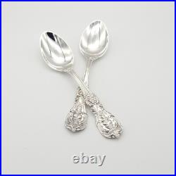 Set of 2 Sterling Silver Reed & Barton Francis l Dessert Teaspoon 5 7/8 No Mono