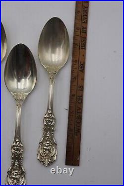 Set of 3 8.5 Sterling Silver Solid Francis I Reed & Barton Serving Spoons 272