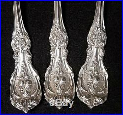 Set of 3 Reed & Barton Francis 1st Sterling Silver Salad Forks 6 1/8 Mono